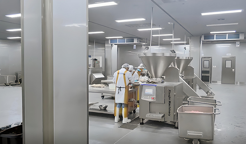 醬鹵肉烤腸中央廚房十萬(wàn)級(jí)潔凈裝修